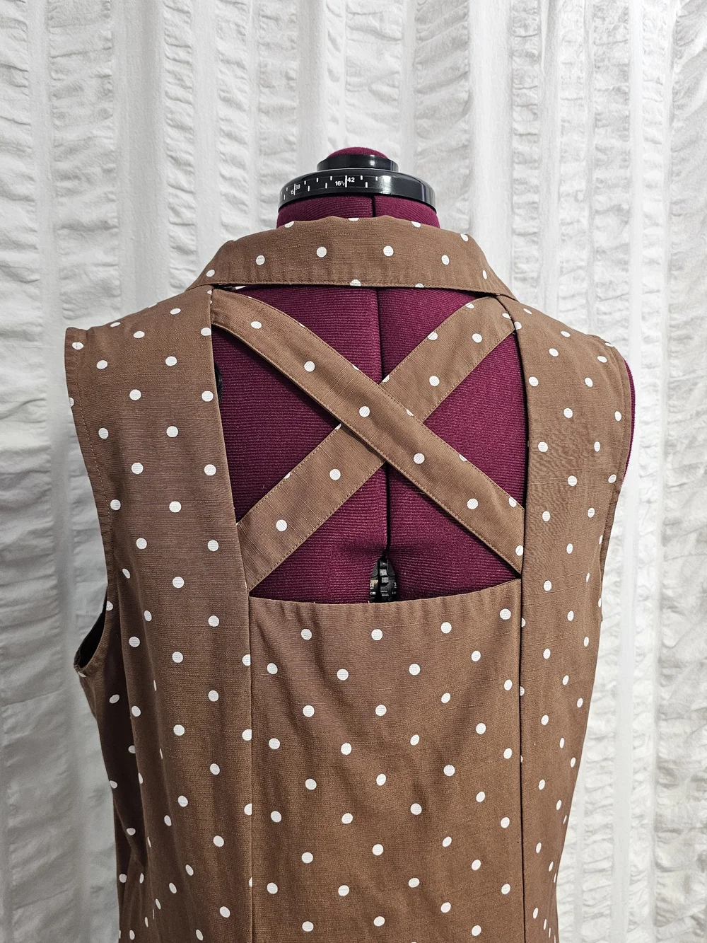 Pretty Woman Vivian Ward Vibes Brown Polka Dot Dress Julia Roberts Evening Dress